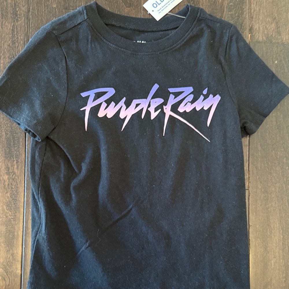 NWT Gender Neutral Old Navy Kids Prince Purple Rain T shirt!